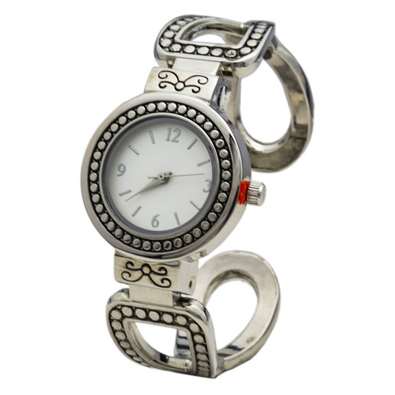 Blekon Collections Quartz Womens 29mm Antique Concho Bangle Watch