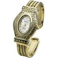 thumbnail image 1 of Blekon Collections Quartz Womens 29mm Case Oval Dial Western Style Cuff Bangle Watch(Analog), 1 of 5