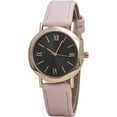 thumbnail image 1 of Blekon Collections Women's 35mm Case Curve Angled Bezel Leather Buckle Strap Watch, 1 of 5