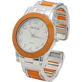 thumbnail image 1 of Blekon Collections Women's 35mm Case Glossy Colored Bezel Cuff Bangle Watch, 1 of 5