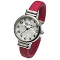 thumbnail image 1 of Blekon Collections Women's Analog Quartz Saffiano 31mm Alloy Case Leather Cuff Bangle Watch, 1 of 5