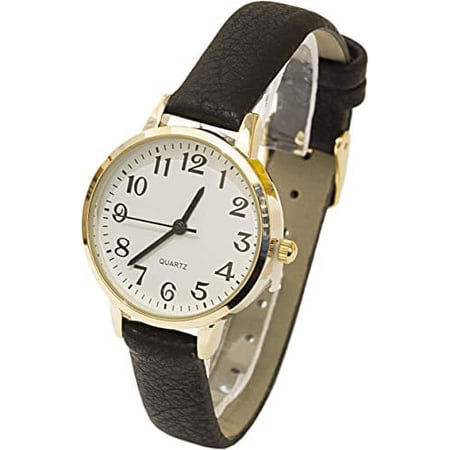 Blekon Collections Women's Japanese Quartz Classic Leather Strap Watch