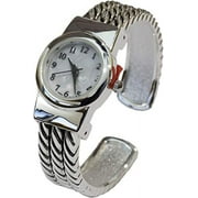 Blekon Collections Women's Petite Faux Pearl Rope Cuff Fashion Timepiece