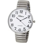 Blekon Collections Womens Super Large Face Stretch Band Watch, Japanese Movement PC21J, Adults