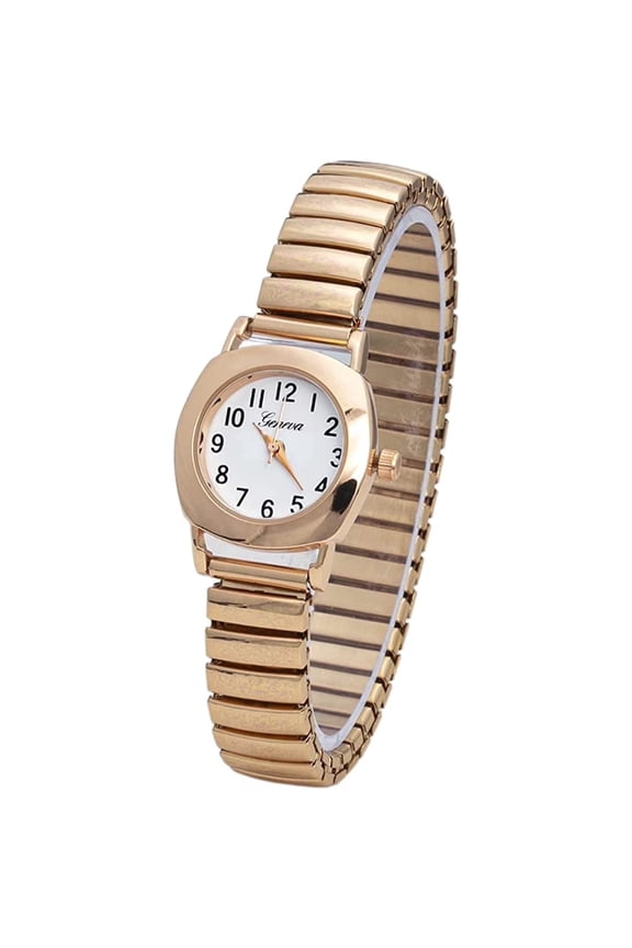 Collections Women’s 24mm Quartz Watch With Casual Metal Stretch Band, Stylish Everyday Timepiece
