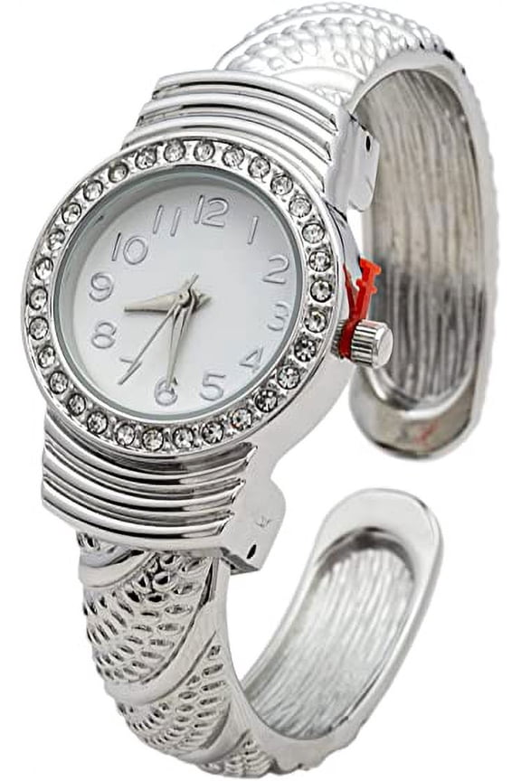 Collections Womens Quartz 26mm Case Concho Cuff Bangle Watch