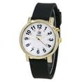 thumbnail image 1 of Blekon Original Dial Nurse Watch Gold Case with Second Hand Silicone Band Water Resistant Watch, 1 of 10