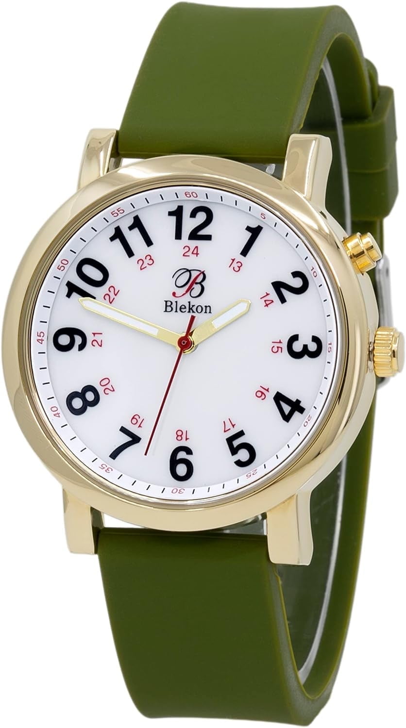 Clock Watch With Military Time And Second Hand Watch With A Second