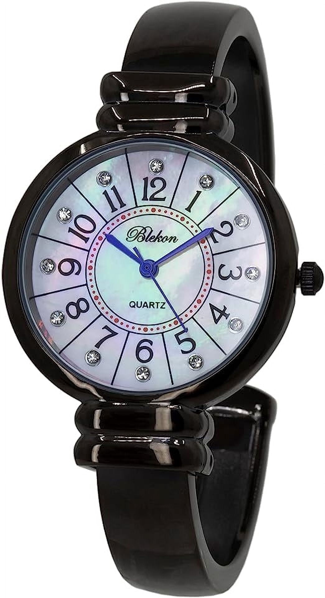 Blekon Original Mother of Pearl Cuff Bracelet Watch for  display picture 3