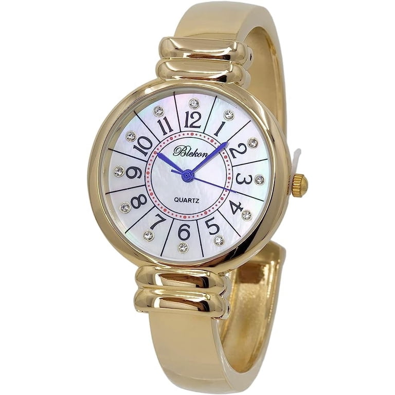 Blekon Original Mother of Pearl Cuff Bracelet Watch for  display picture 2