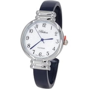Blekon faux Mother of Pearl style Cuff Bracelet Watch for Women with 31mm case Japanese Quartz Movement Metal hinged Bangle Style Cuff Wrist Watch for Ladies