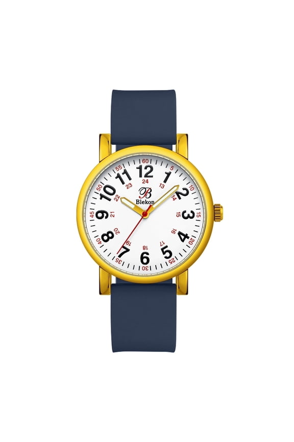 Original Nurse Watch For Medical Professionals & Students, Easy Read Dial, Military Time, Silicone Band, 3 ATM Water Resistant