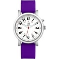 thumbnail image 1 of Blekon Original Nurse Watch Medical Scrub Colors Easy Read Light Up Dial Hand Water Resistant Purple, 1 of 6