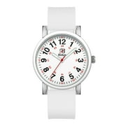 Blekon Original Nurse Watch - Medical Scrub White Colors, Easy Read Dial, Second Hand, Water Resistant Watch