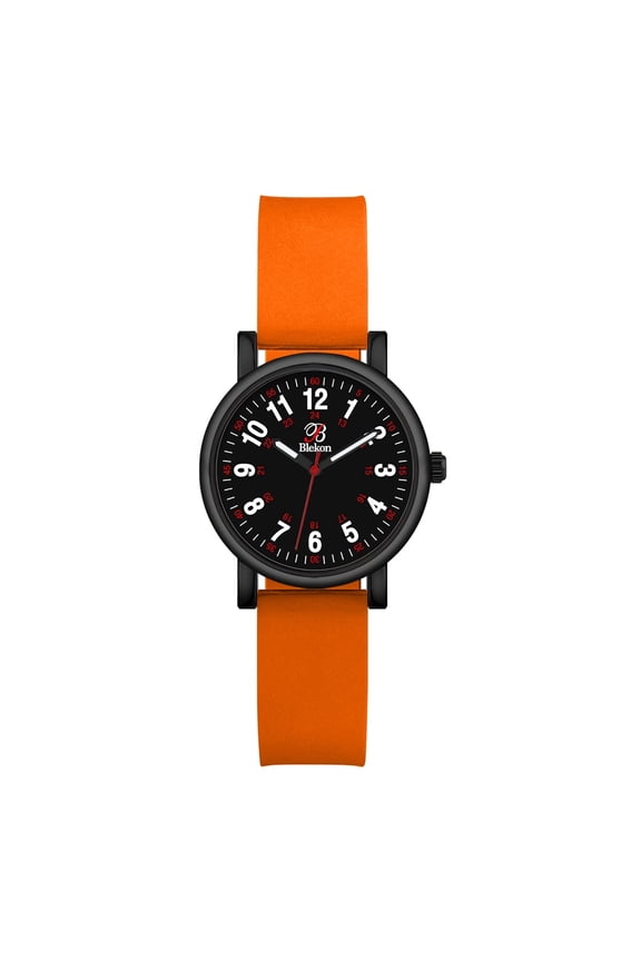Original Petite Nurse Watch for Women, 28mm Japanese Quartz Medical Watch, Easy-to-Read Analog Dial, Red Second Hand, Silicone Band, 3 ATM Water Resistant