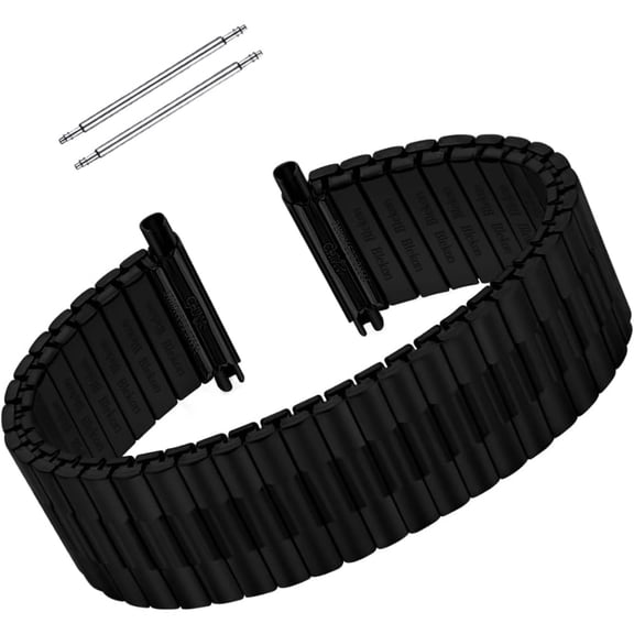 Blekon Original Stainless Steel Stretch Watch Band – Flexible Expansion Replacement Band for Watches
