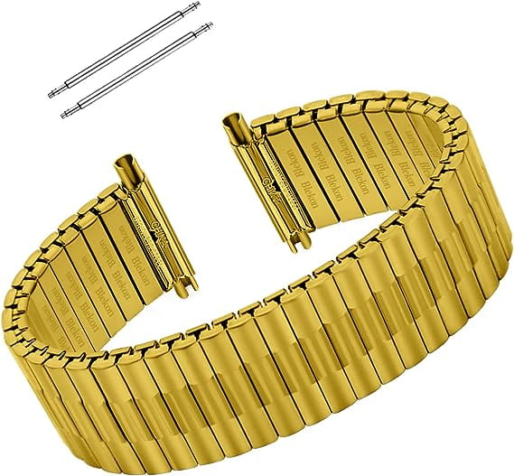 Blekon womens original stainless steel stretch watch band fits 20mm