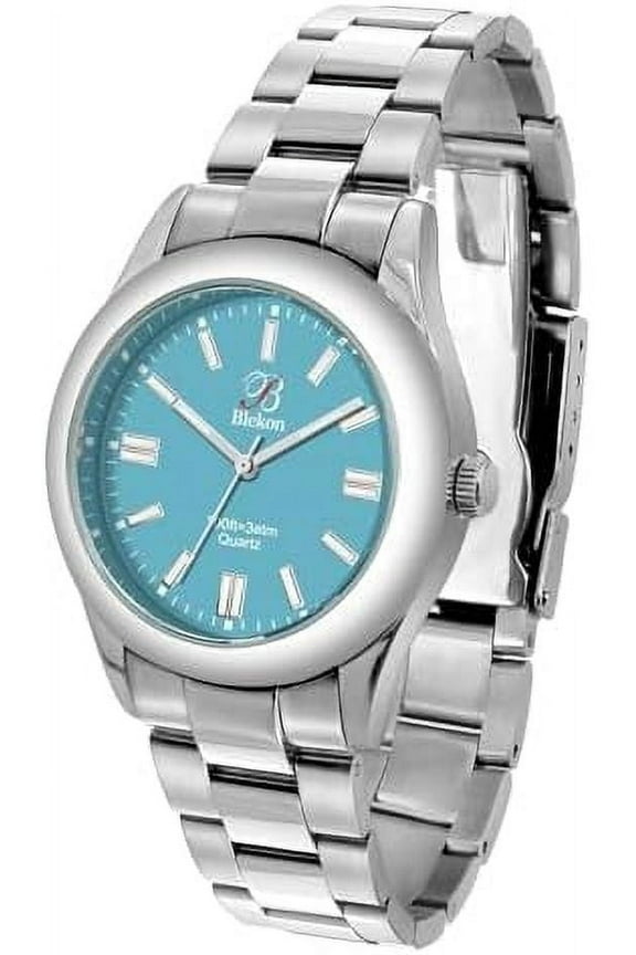 Original Stylish Bracelet & Leather Watch Set - Elegant Everyday Timepiece (AQUA/BRACELET)