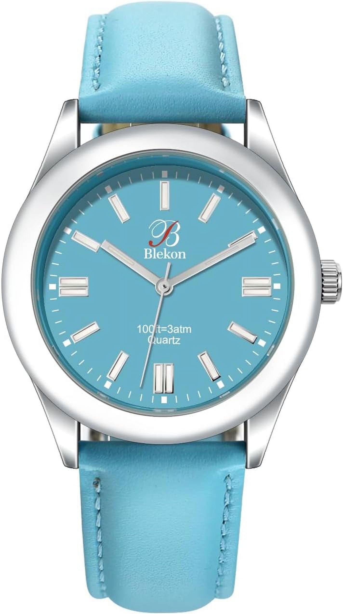 Blekon Original Stylish Bracelet & Leather Watch Set - Elegant Timepiece for Everyday & Special Occasions
