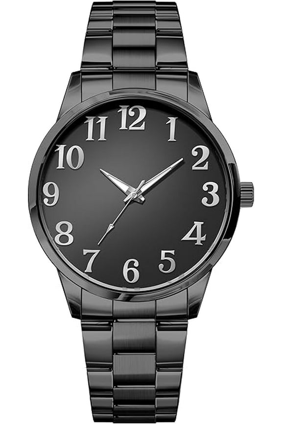 Orignal Men’s Watch – Quartz Analog Watch with Luminous Hands – Fashion Business Casual Metal Bracelet – Stylish Wrist Watch for Men