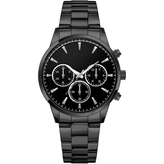 Blekon Orignal Men’s Watch – Quartz Analog Watch with Luminous Hands – Fashion Business Casual Metal Bracelet – Stylish Wrist Watch for Men