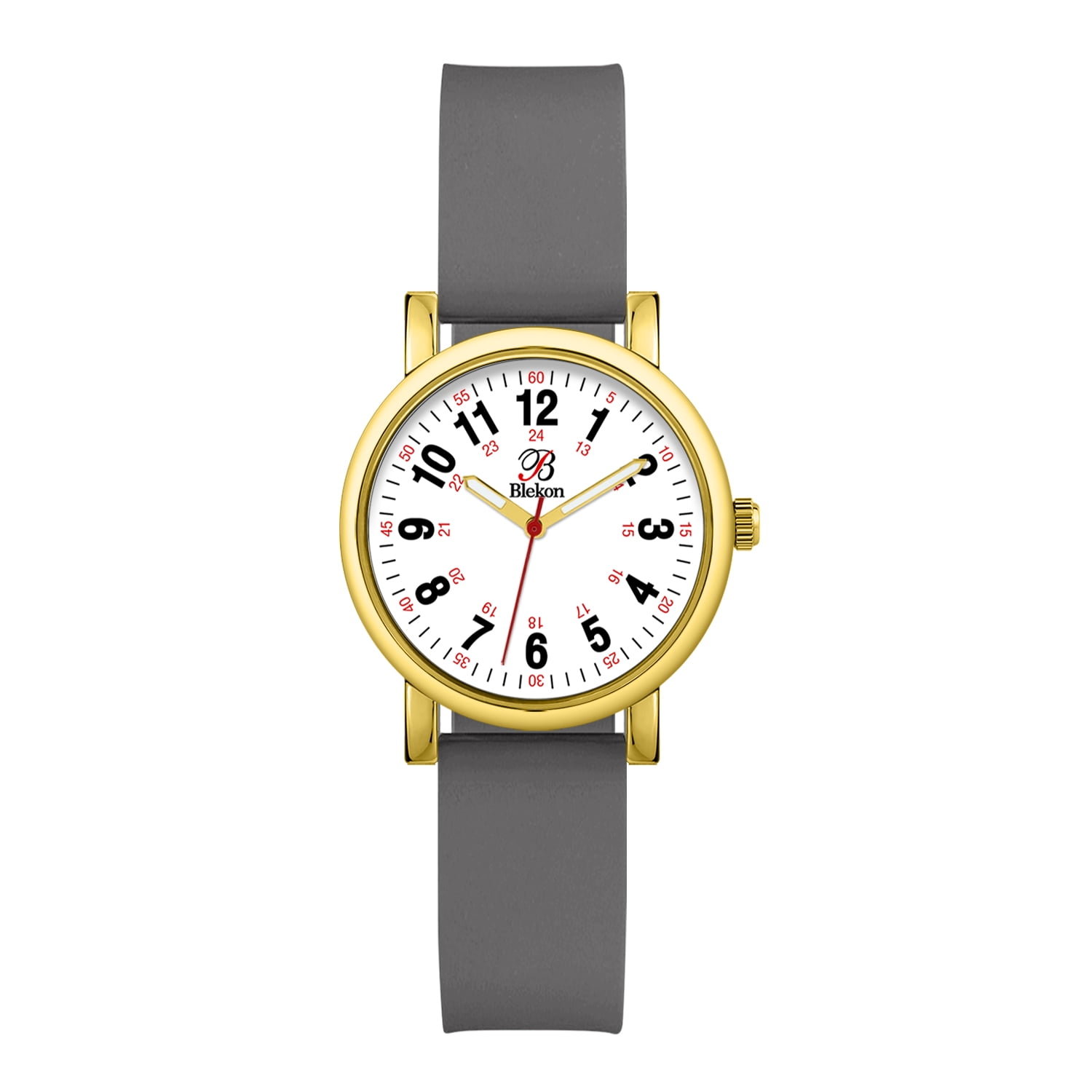 Petite Nurse Watch with Silicone Band, Easy Read Dial, Military Time, Second Amazon.com: Diaofendi Petite Watch for Women Nurses, Easy to  main image 2