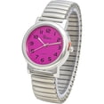 thumbnail image 1 of Blekon Stainless Steel Adult Unisex Stretch Band Fashion Watch Cool Analog Display Multiple Colors, 1 of 6