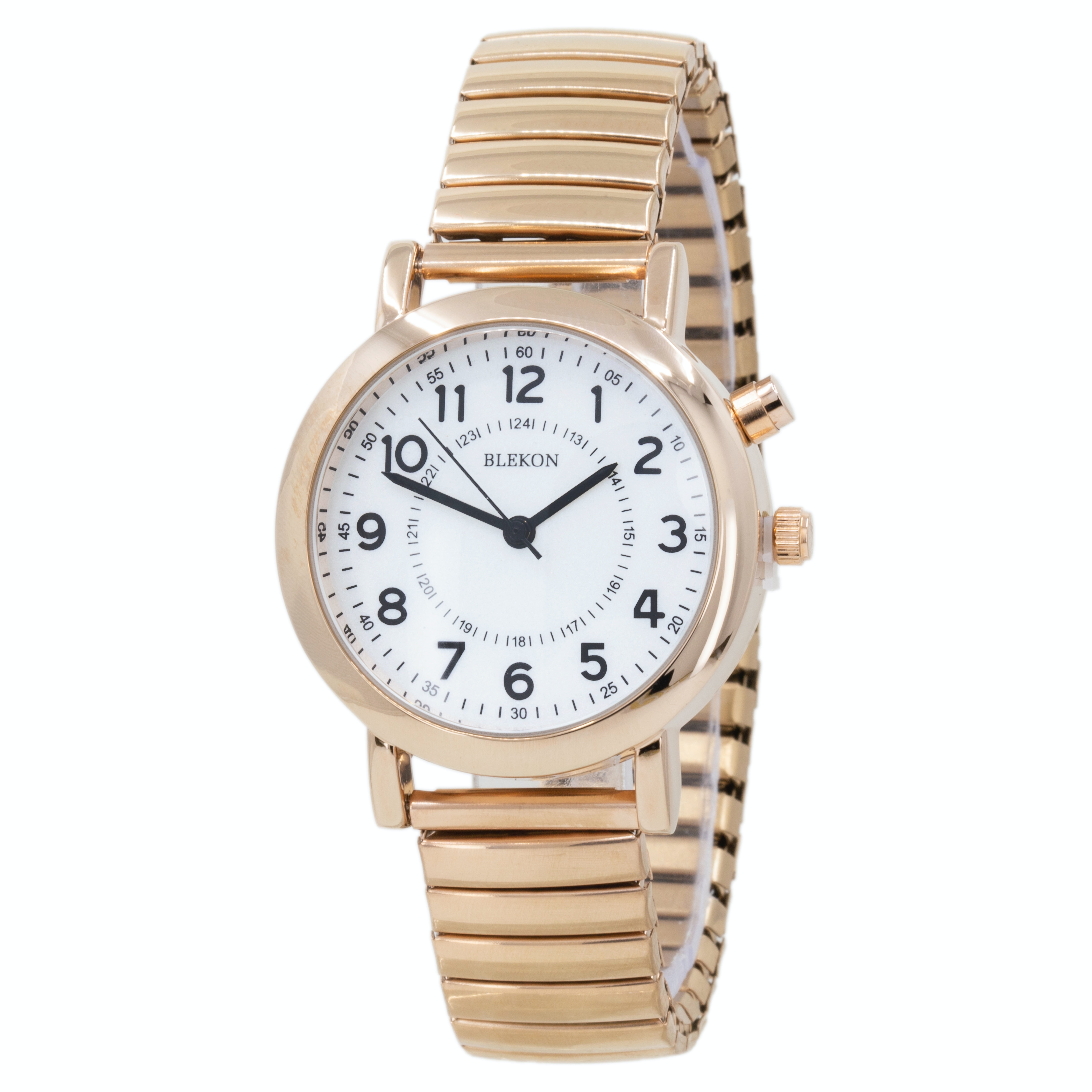Blekon Women's 33mm Alloy Expansion Band Wristwatch, Glow in The Dark Dial, (Model)