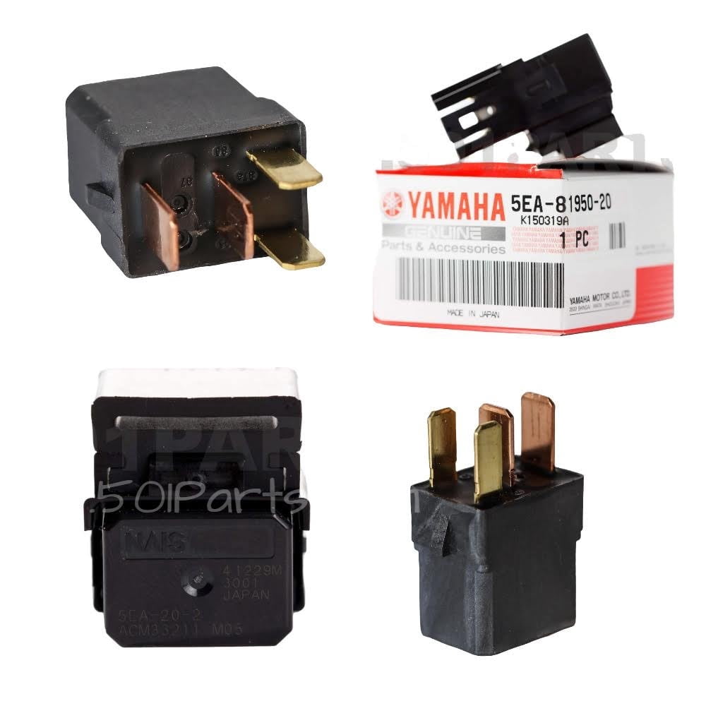 Blemished 4 Terminal Sealed Relay 2 Pack Compatible with Yamaha and Part # Nais 5EA-81950-20-00