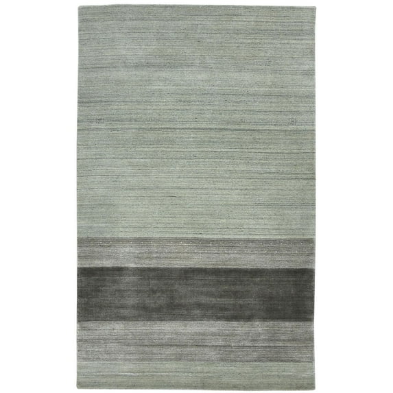 Blend 1 Light Gray Hand-Woven Area Rug 2'x3'