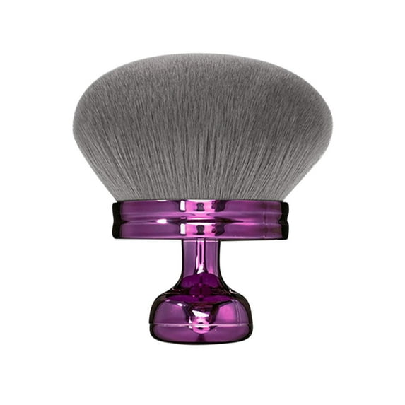 Blend & Blur Extra Large Body Makeup Brush for Self Tanner,Leg Makeup & Bronzer Self Tan Applicator, 3.2inch Wide Round Head Kabuki Brush For Application with Drawstring Bag (Purple)