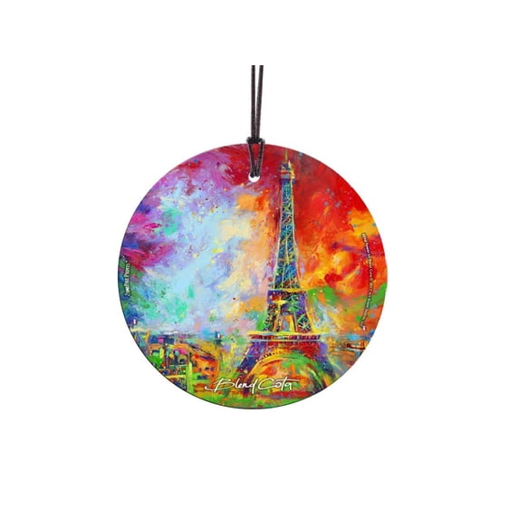 Blend Cota (Eiffel Tower) StarFire Prints™ Hanging Glass Print SPCIR950