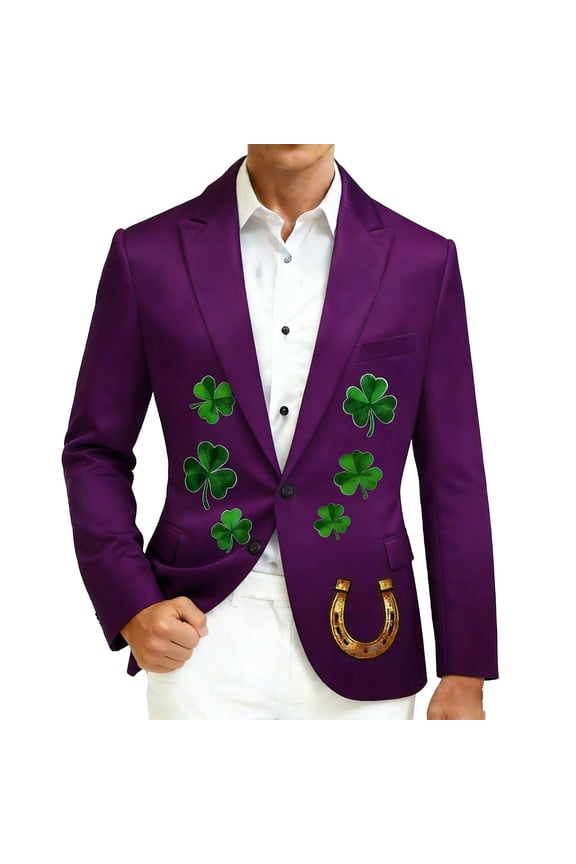 Blend For With Classic Slim Fit Jacket For St. Patrick's Day