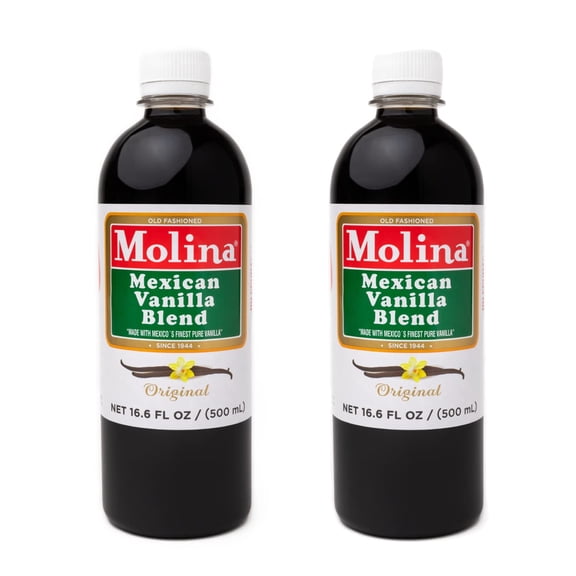 Blend With Pure Extract Bottles 33.86 Total Natural Flavoring For Bak... - Mexican 2 Pack 16.6 Fl Oz