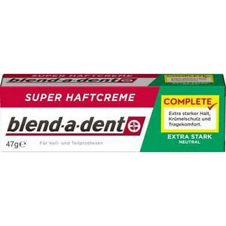 Blend-A-Dent Super Adhesive Cream Original Complete - Crème