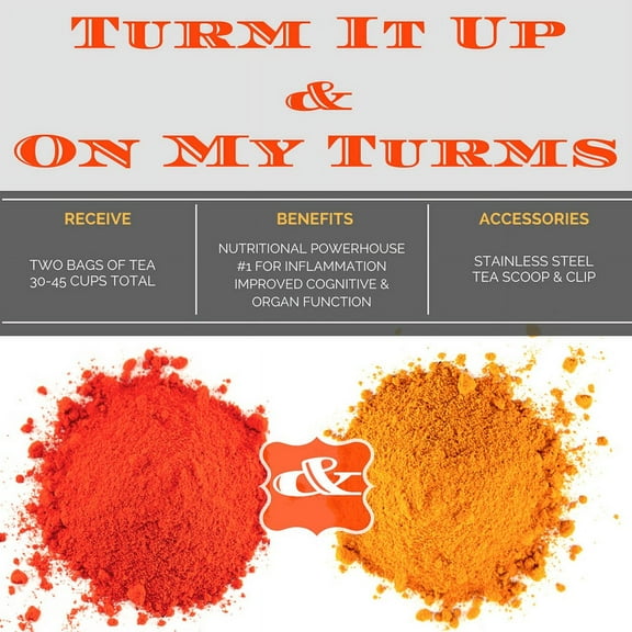 BlendBee "Turmeric Tea" Combo, 3-oz Turmeric Tea