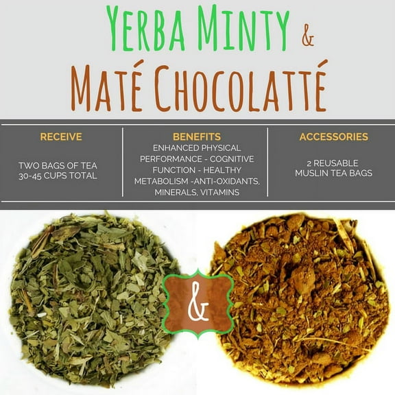 BlendBee "Yerba Mate Tea" Combo, 3 oz Loose-leaf Tea