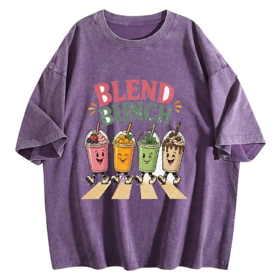 BlendBunchUnisex Graphic T-Shirt, Casual Short Sleeve Crewneck Tee, Soft Pullover Top for Everyday Wear