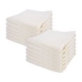 thumbnail image 1 of 12 Piece White Cotton Polyester Blend Terry Towels, 20in x 40in, Multi-Purpose, for Hotel, Commercial, & Home Use, Soft, Lightweight, Absorbent, & Fast Drying Bath Towels for Pool, Gym, or Spa, 1 of 6