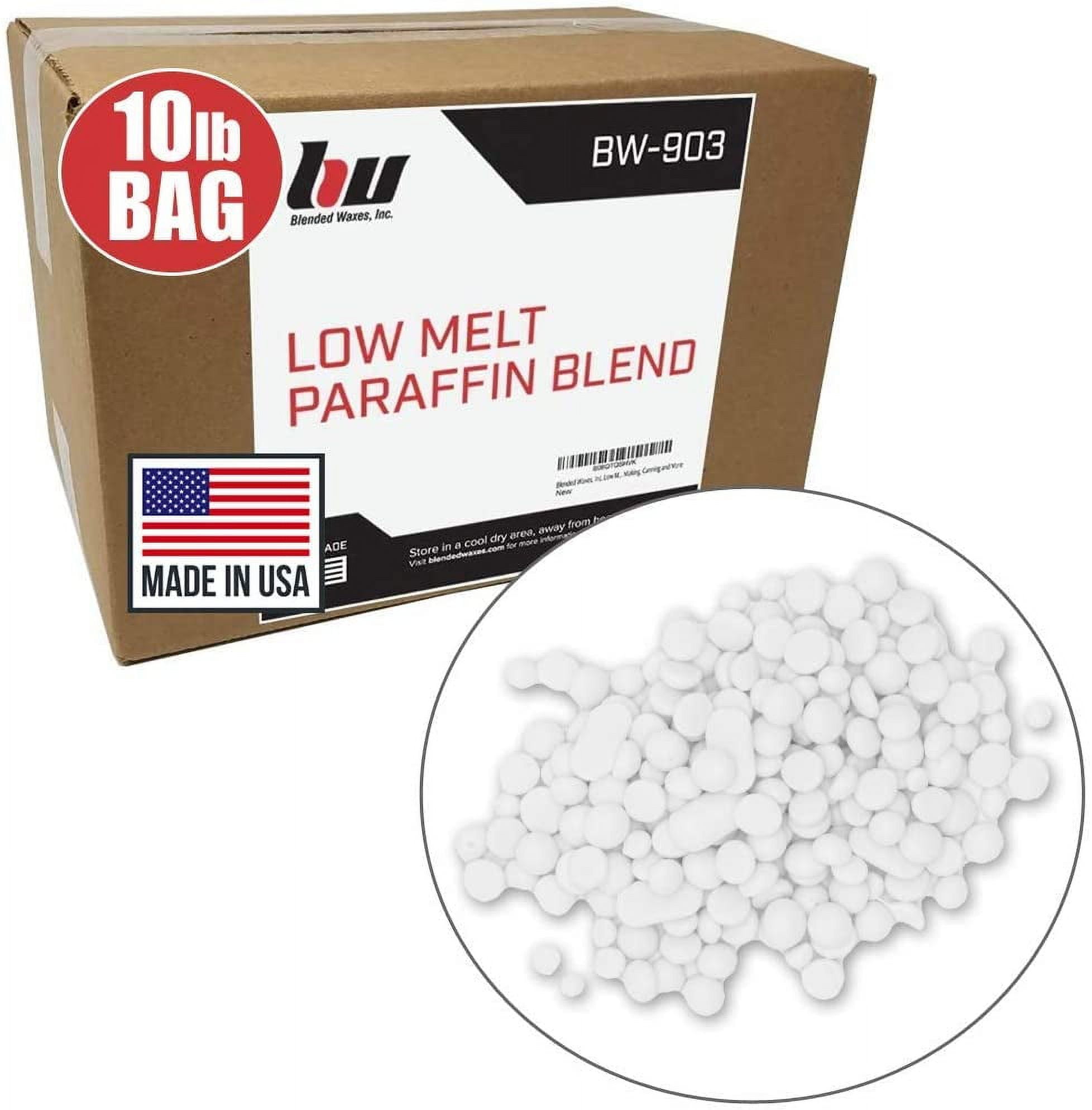 141 mp Paraffin Wax per 10 lb. slab