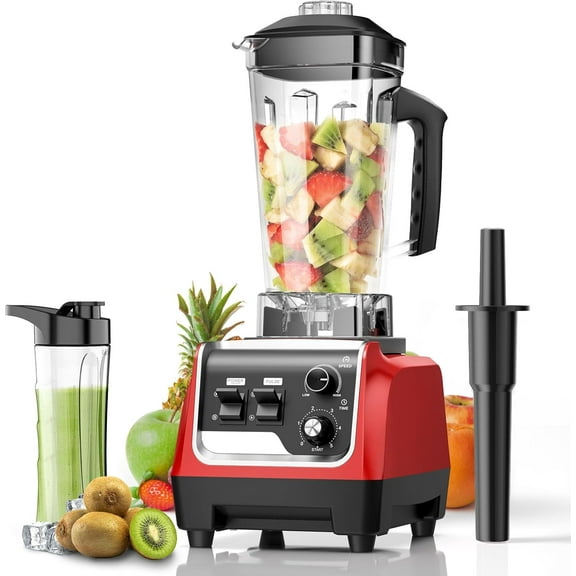 Blender, 28000 RPM 1800W Powerful Countertop Blenders for Kitchen, 70oz Pitcher with 10-Speed & 1-5 Min Timer Smoothies, Ice Crushing, Frozen Fruits - Includes To-Go Cup