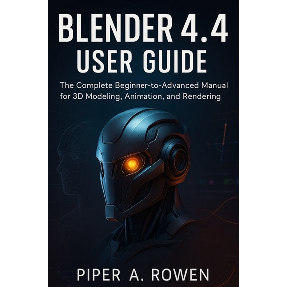 Blender 4.4 User Guide: The Complete Beginner-to-Advanced Manual for 3D Modeling, Animation, and Rendering, (Paperback)