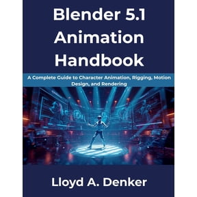 Blender 5.1 Animation Handbook: A Complete Guide to Character Animation, Rigging, Motion Design, and Rendering, (Paperback)