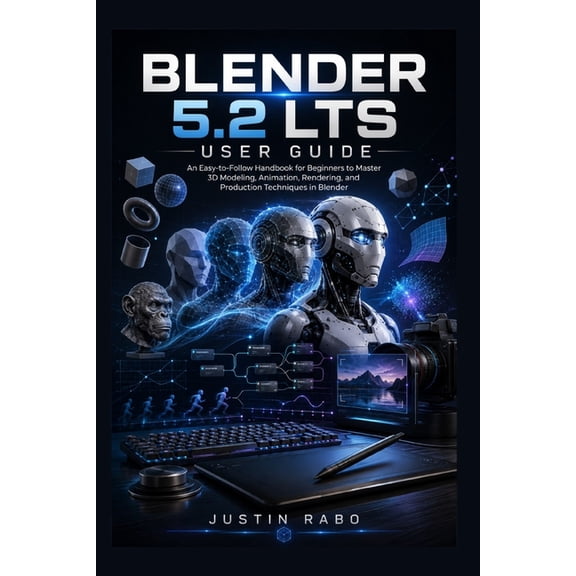 Blender 5.2 LTS User Guide: An Easy-to-Follow Handbook for Beginners to Master 3D Modeling, Animation, Rendering, and Pr, (Paperback)