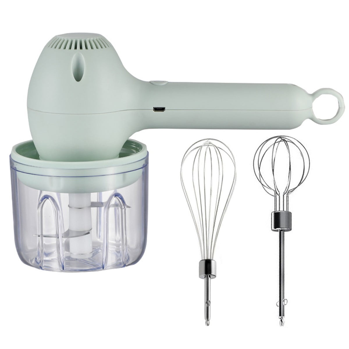 Blender Accessory Kitchen Masher Machine Wireless Egg Beater Ergonomic Handle 30W Motor Convenient Storage Cordless Design