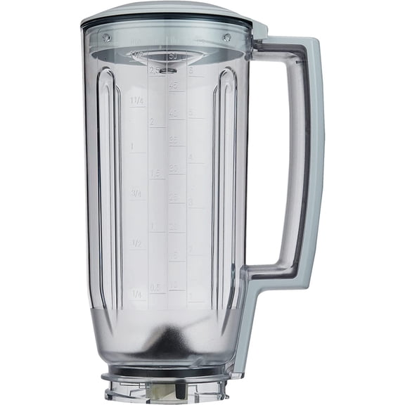 Blender Attachment for Universal Plus Mixer | Ideal Mixer Accessory for Blending Bread, Fruit, Ice | TRITAN Co-polyester with Stainless Steel Blades | 6 Cup Capacity