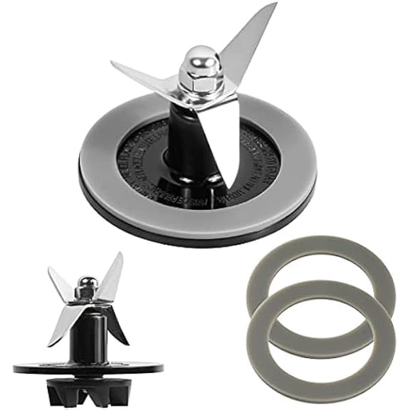 GXJZY2676 SPB-456-2B Blender Blade Replacement with 2 Gaskets, 2.75" Stainless Steel Bottom Cutter Fits Cuisinart CBT-500 SB5600 CB600