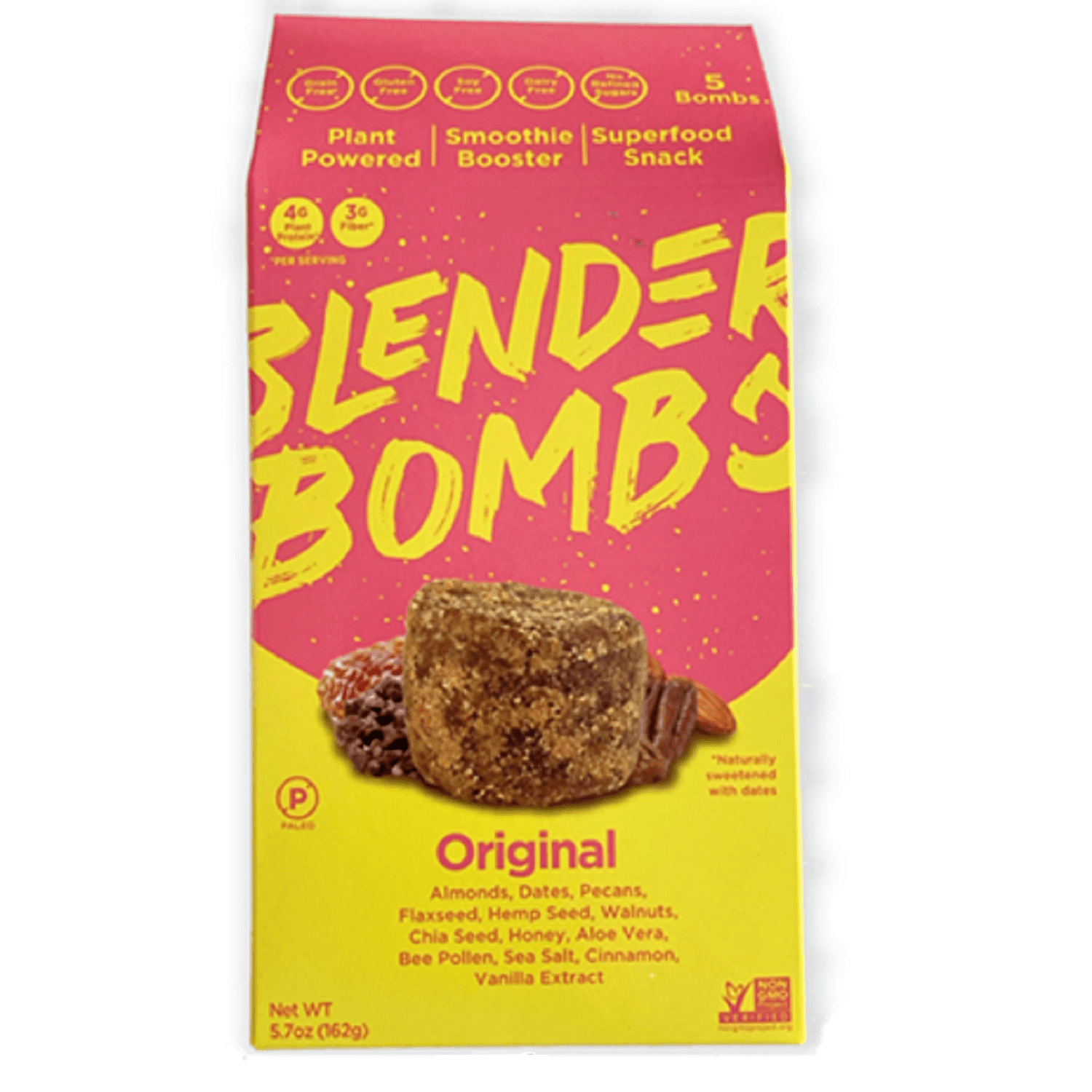 blender bombs provides the perfect ratio of fiber, fat, and protein. no