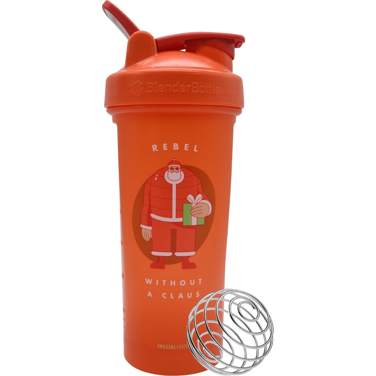 Blender Bottle Christmas Edition Classic 28 oz Shaker Rebel Without A Clause