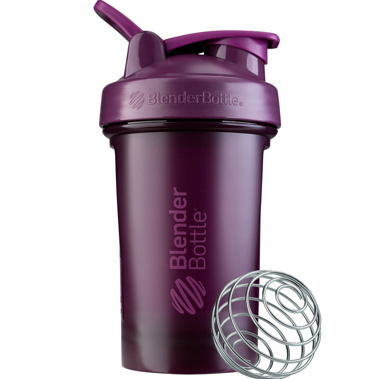 NEW* Blender Bottle Blank Classic Style Shaker Mixer Cup w/ Purple